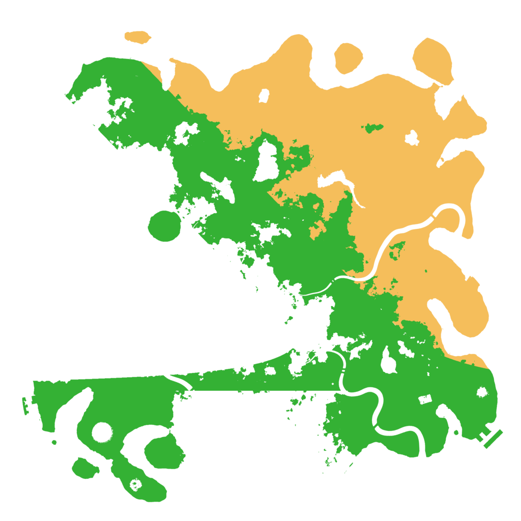 Biome Rust Map: Procedural Map, Size: 4500, Seed: 1122176961