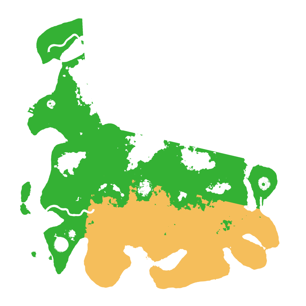 Biome Rust Map: Procedural Map, Size: 3750, Seed: 67600