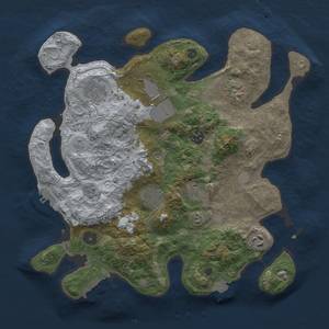 Thumbnail Rust Map: Procedural Map, Size: 3500, Seed: 63185742, 16 Monuments