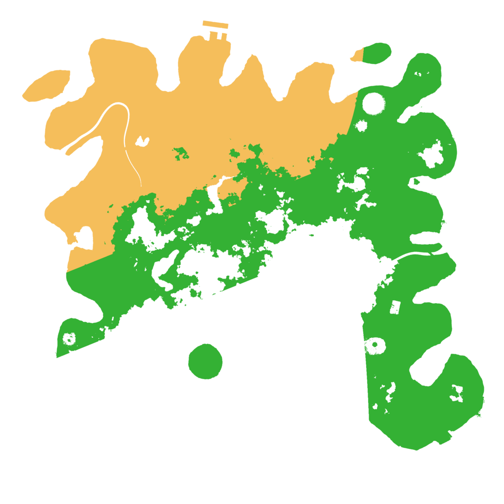 Biome Rust Map: Procedural Map, Size: 4000, Seed: 9197