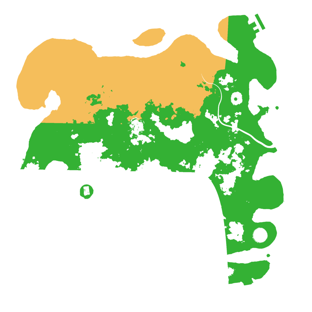 Biome Rust Map: Procedural Map, Size: 3750, Seed: 89896919