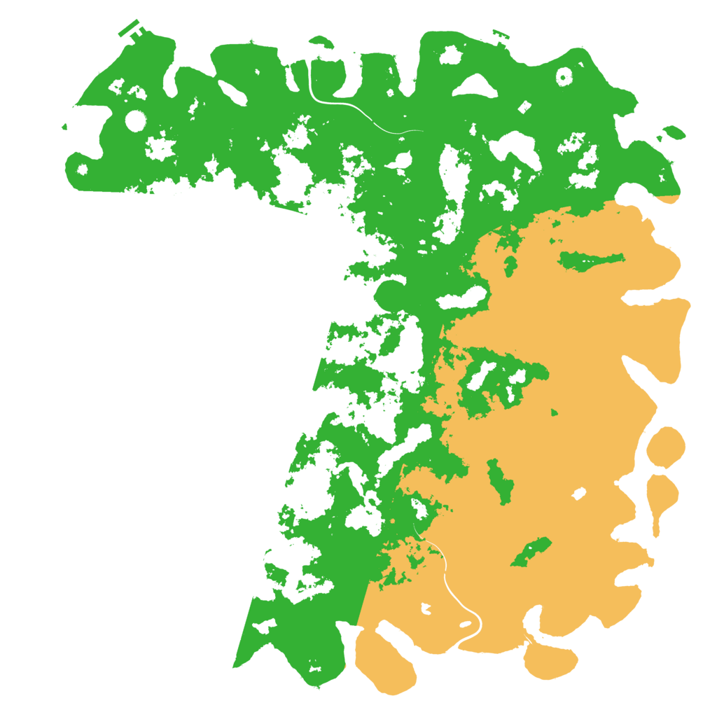 Biome Rust Map: Procedural Map, Size: 6000, Seed: 31494