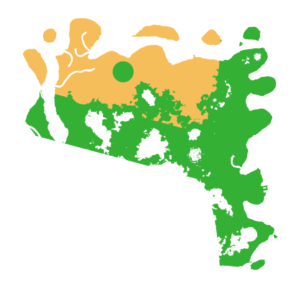Biome Rust Map: Procedural Map, Size: 3800, Seed: 2543505