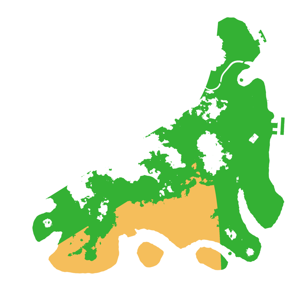 Biome Rust Map: Procedural Map, Size: 3500, Seed: 1152582687