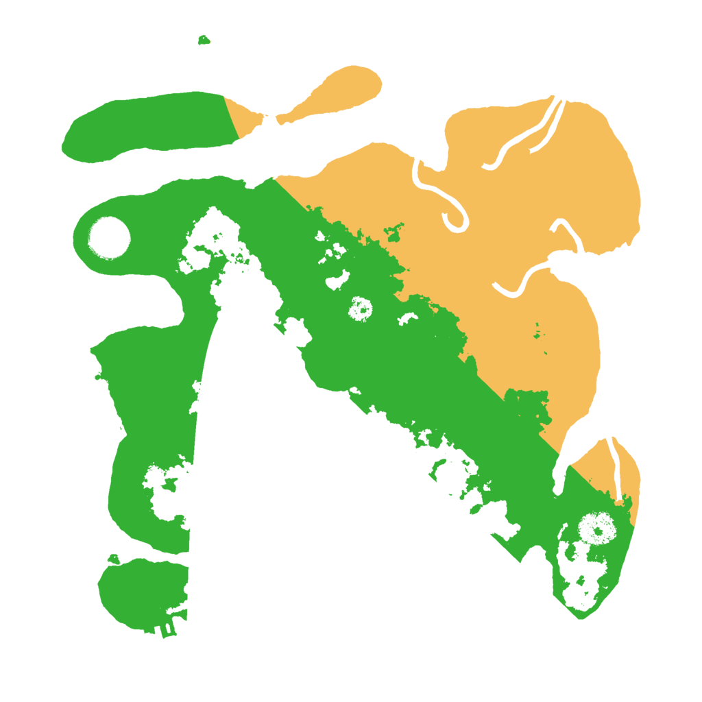 Biome Rust Map: Procedural Map, Size: 3000, Seed: 4579