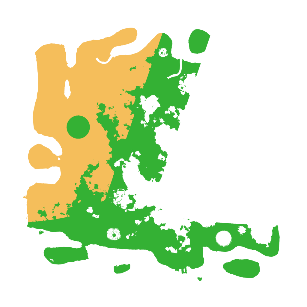 Biome Rust Map: Procedural Map, Size: 3500, Seed: 664070513