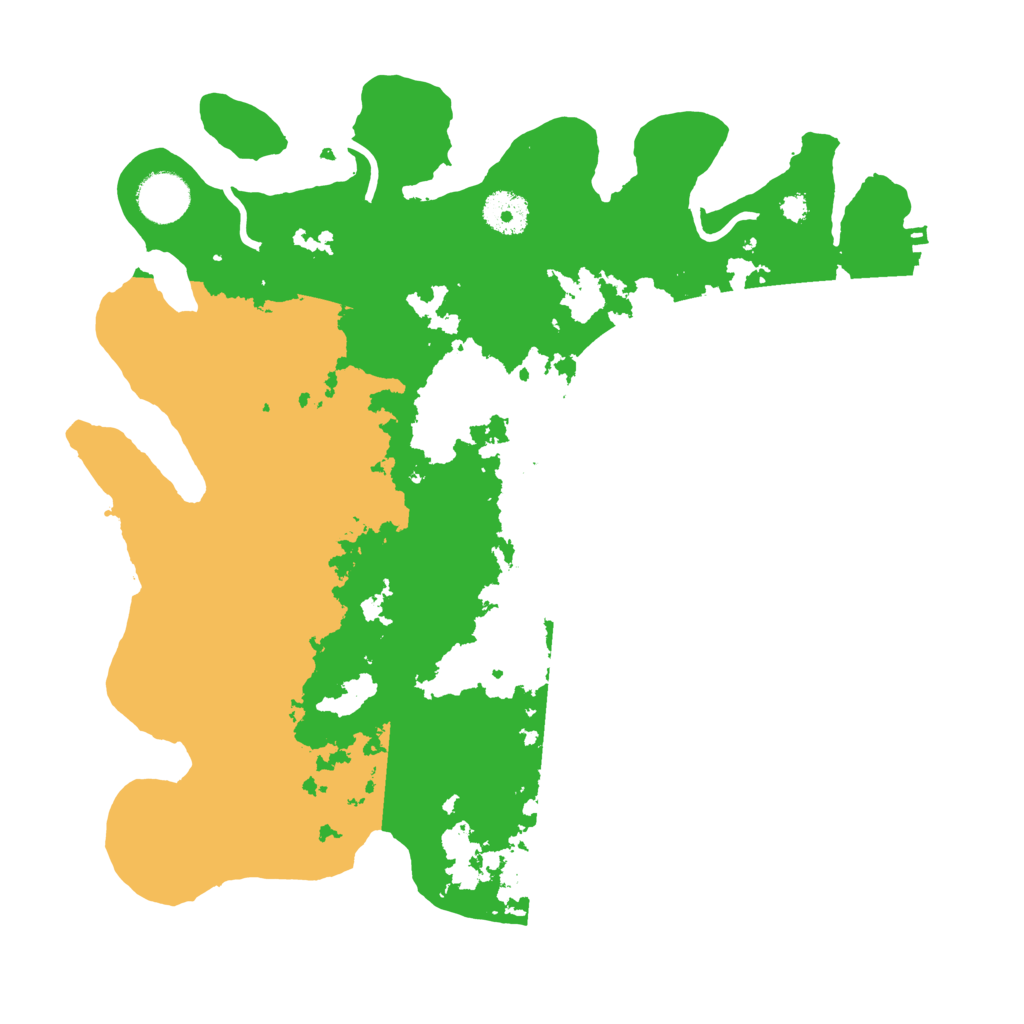 Biome Rust Map: Procedural Map, Size: 3500, Seed: 41348410