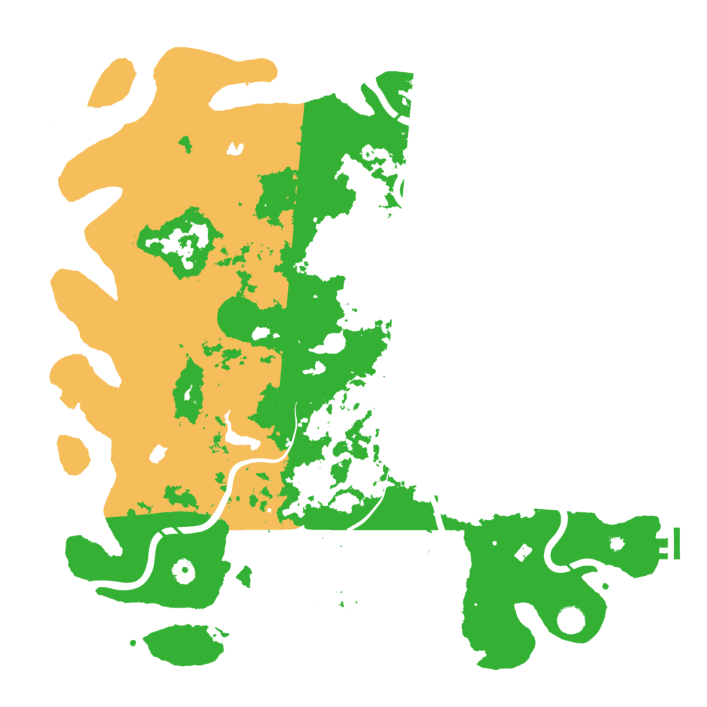 Biome Rust Map: Procedural Map, Size: 4500, Seed: 871660571