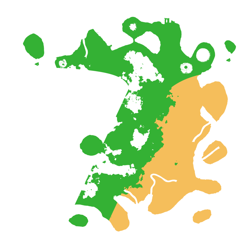Biome Rust Map: Procedural Map, Size: 3250, Seed: 140193972