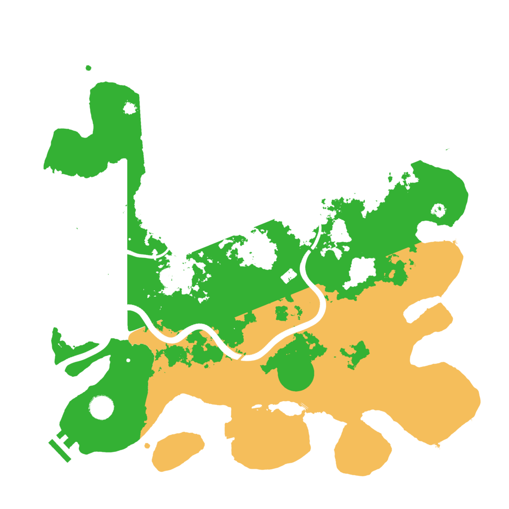 Biome Rust Map: Procedural Map, Size: 3700, Seed: 22601