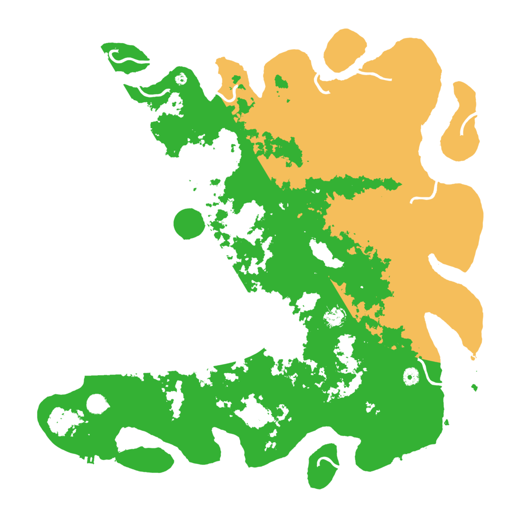 Biome Rust Map: Procedural Map, Size: 4500, Seed: 2585227