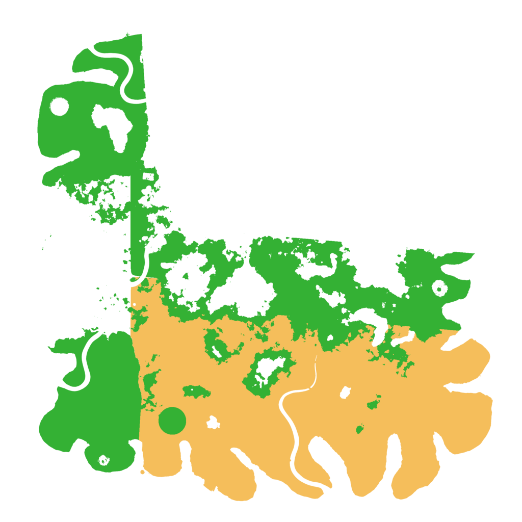 Biome Rust Map: Procedural Map, Size: 5000, Seed: 76278536