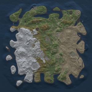 Thumbnail Rust Map: Procedural Map, Size: 4250, Seed: 369867030, 20 Monuments