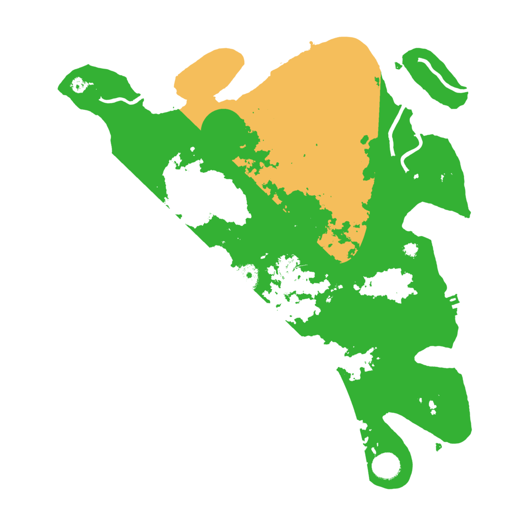 Biome Rust Map: Procedural Map, Size: 3444, Seed: 8888