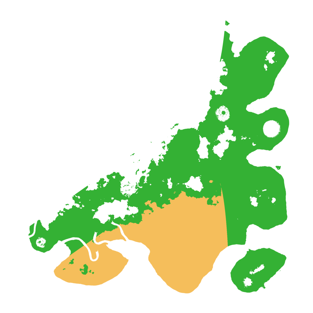 Biome Rust Map: Procedural Map, Size: 3250, Seed: 309015391