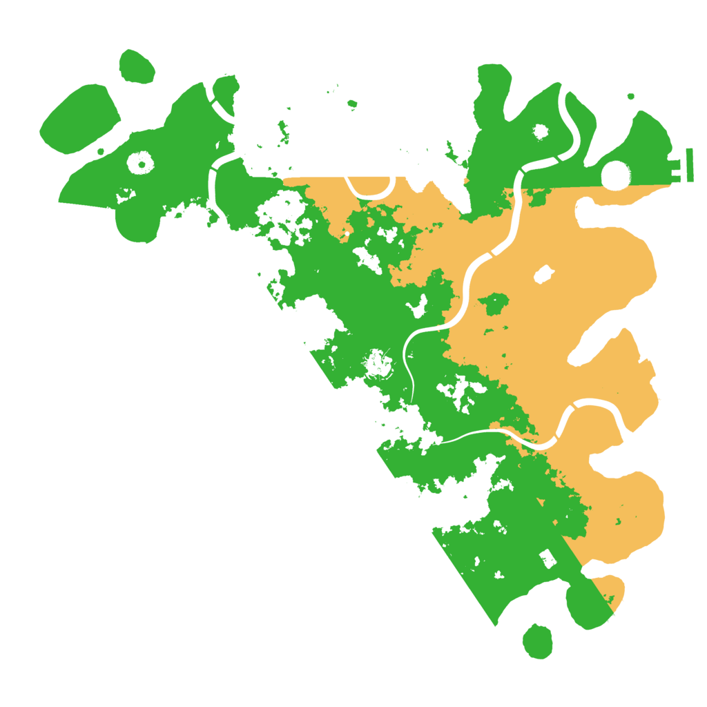 Biome Rust Map: Procedural Map, Size: 4250, Seed: 733462608