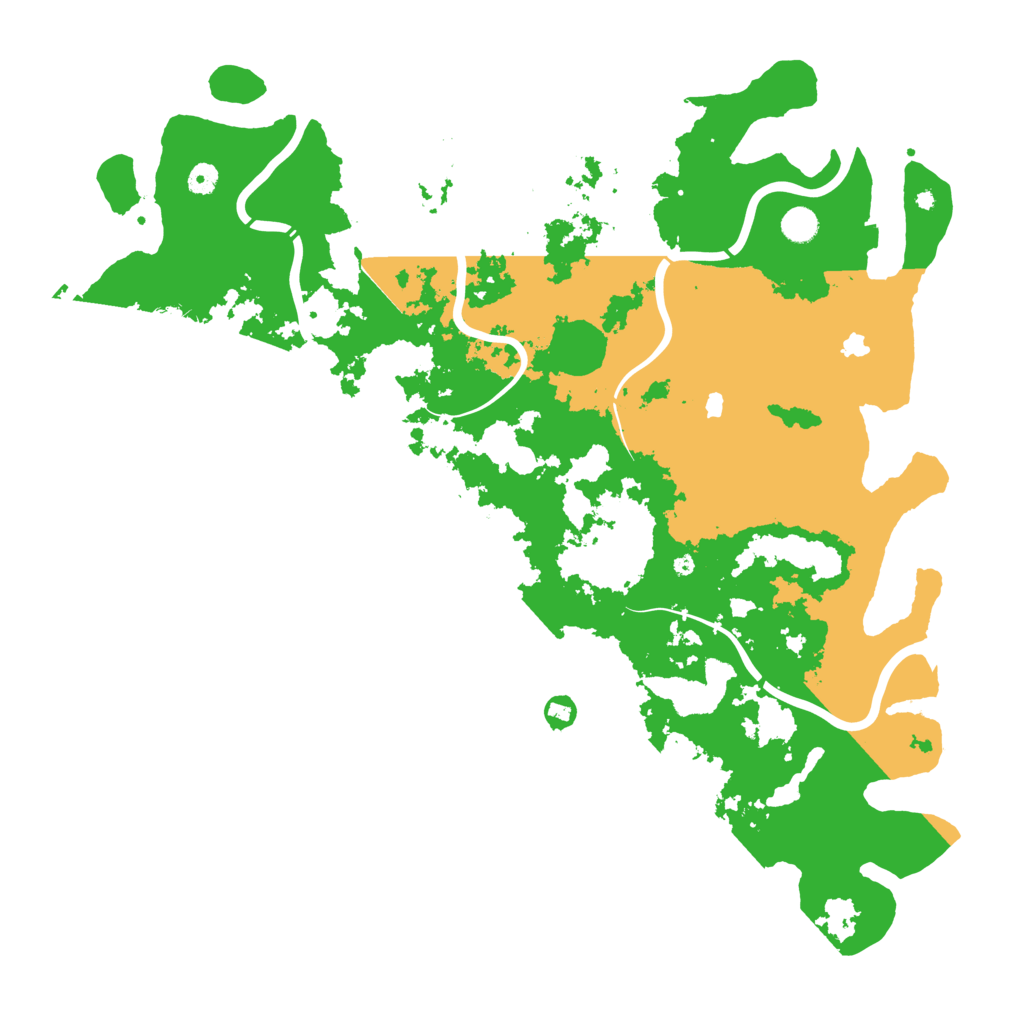 Biome Rust Map: Procedural Map, Size: 5000, Seed: 752618649