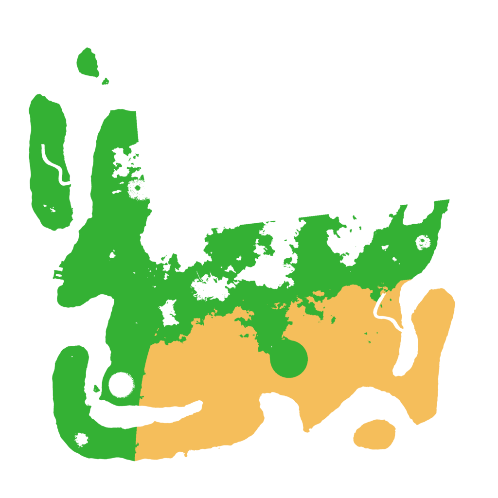 Biome Rust Map: Procedural Map, Size: 3500, Seed: 871574237