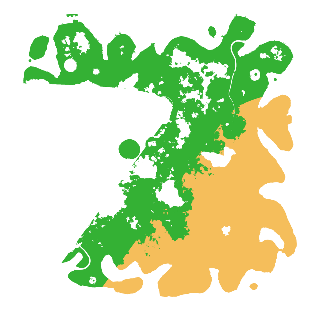 Biome Rust Map: Procedural Map, Size: 4300, Seed: 660325669