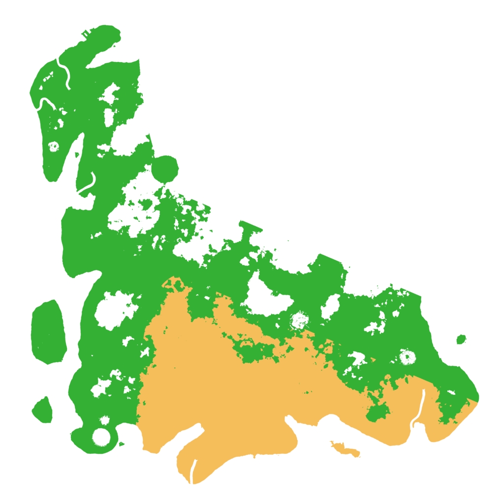 Biome Rust Map: Procedural Map, Size: 5000, Seed: 438056