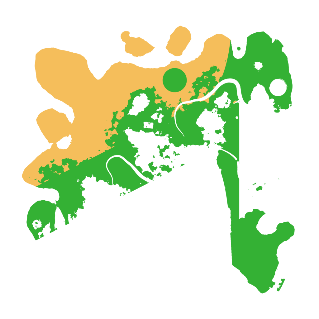 Biome Rust Map: Procedural Map, Size: 3500, Seed: 567567