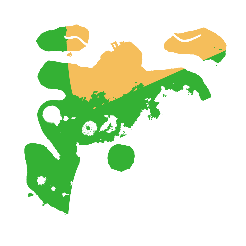Biome Rust Map: Procedural Map, Size: 2500, Seed: 242