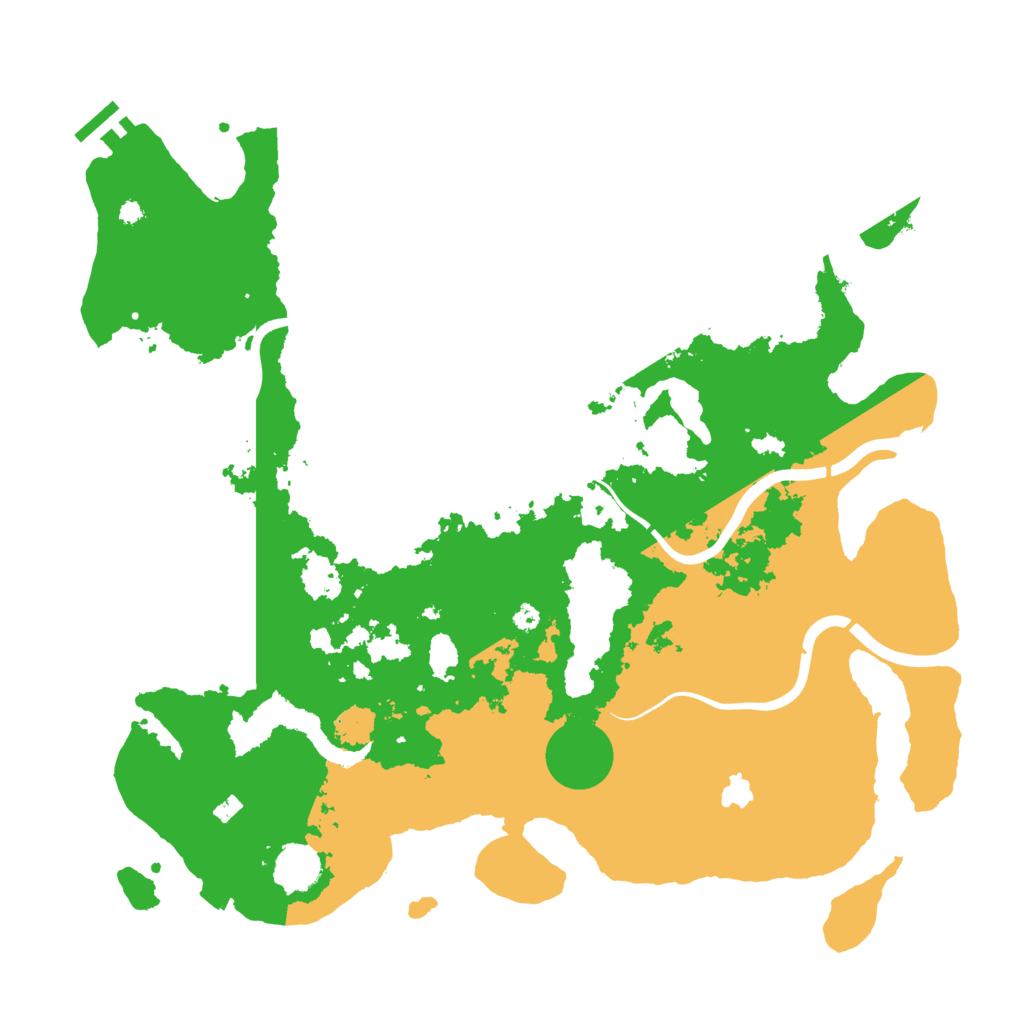 Biome Rust Map: Procedural Map, Size: 4000, Seed: 5768329