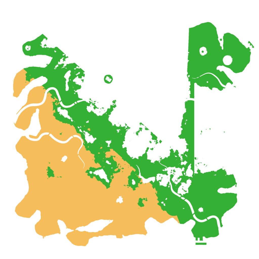 Biome Rust Map: Procedural Map, Size: 4800, Seed: 594722109