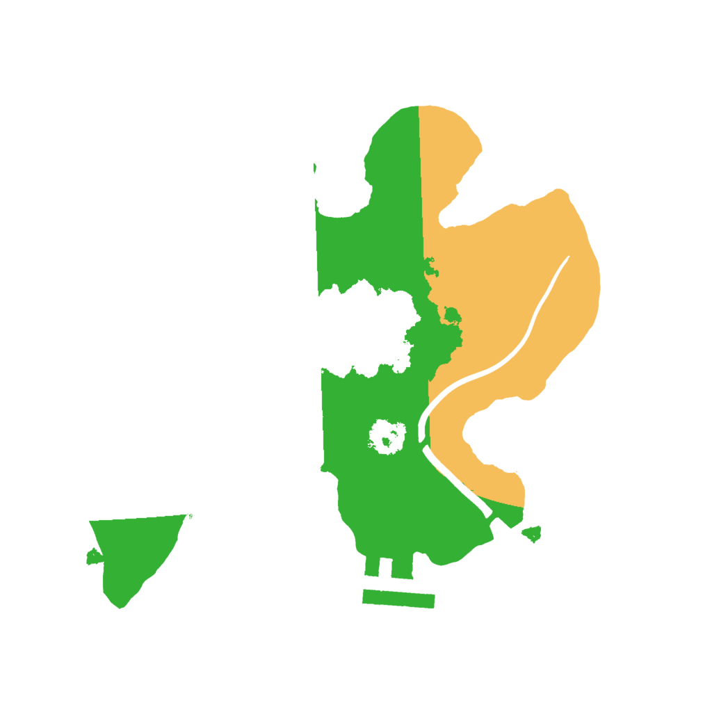 Biome Rust Map: Procedural Map, Size: 2000, Seed: 2142306329