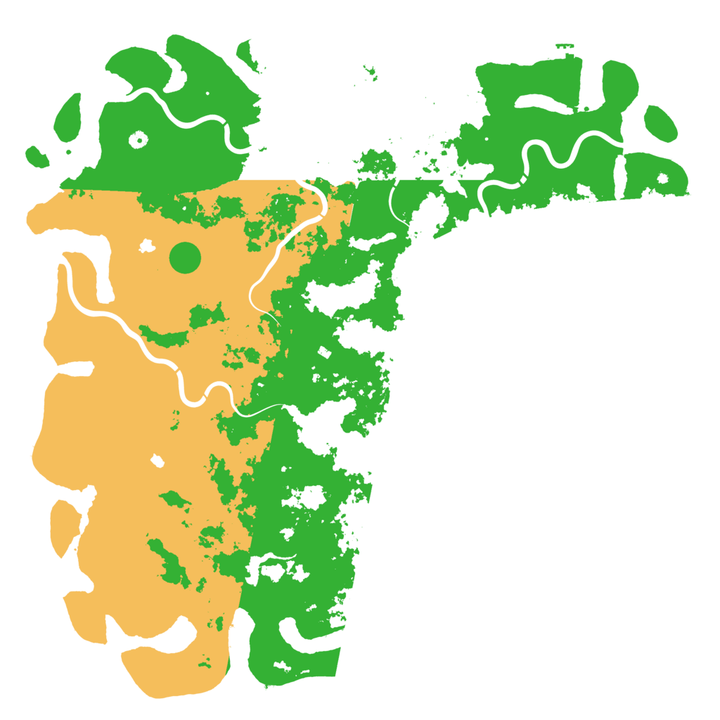 Biome Rust Map: Procedural Map, Size: 6000, Seed: 111150892
