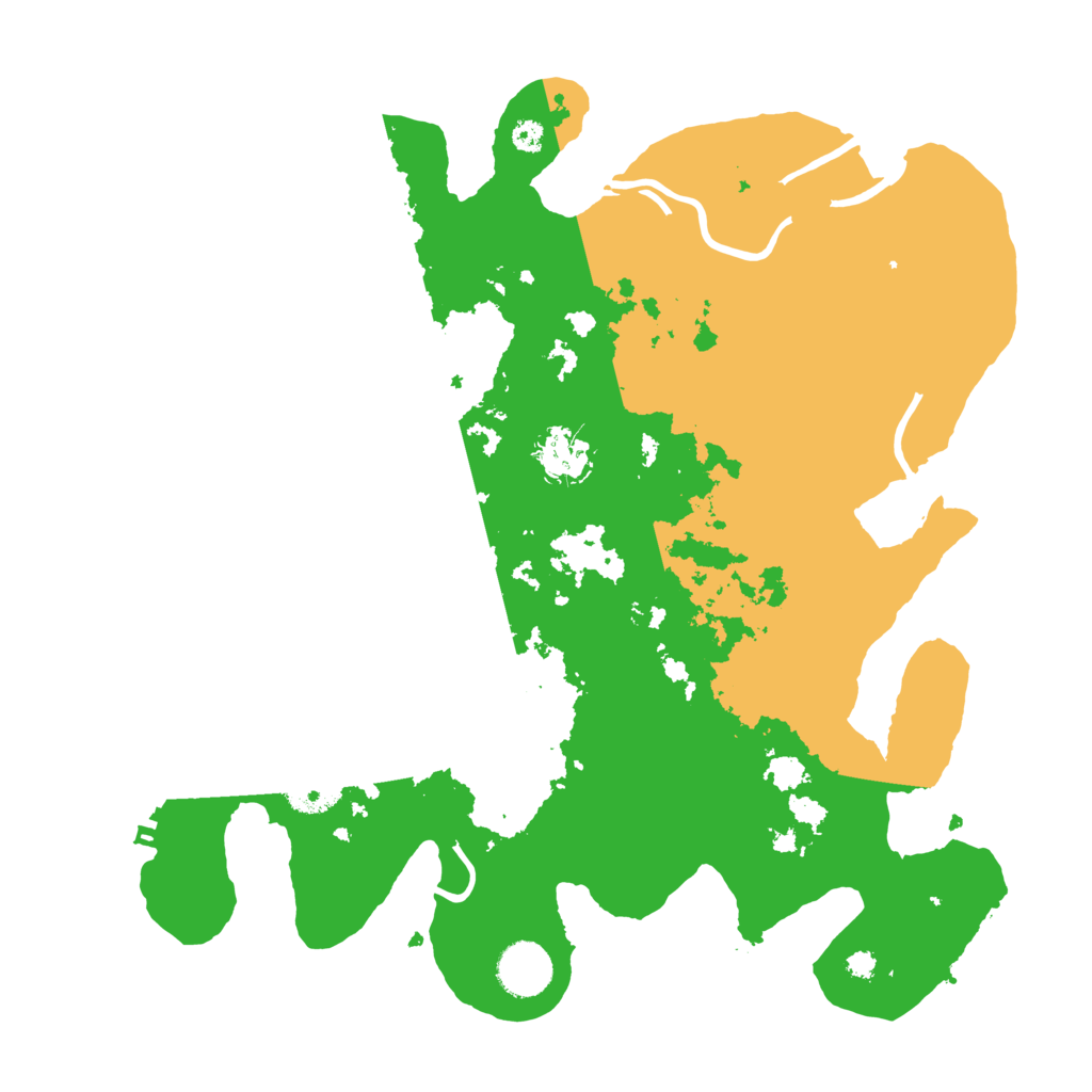 Biome Rust Map: Procedural Map, Size: 3500, Seed: 13402336