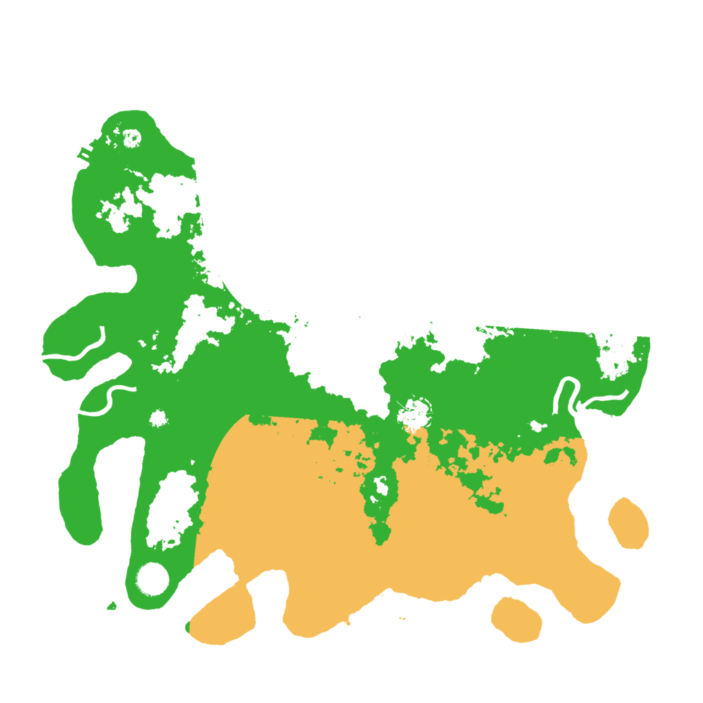 Biome Rust Map: Procedural Map, Size: 3800, Seed: 890953770