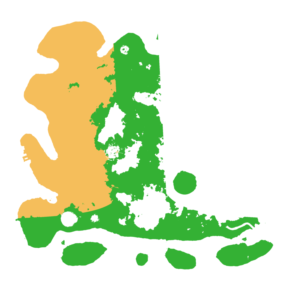 Biome Rust Map: Procedural Map, Size: 3500, Seed: 417121909