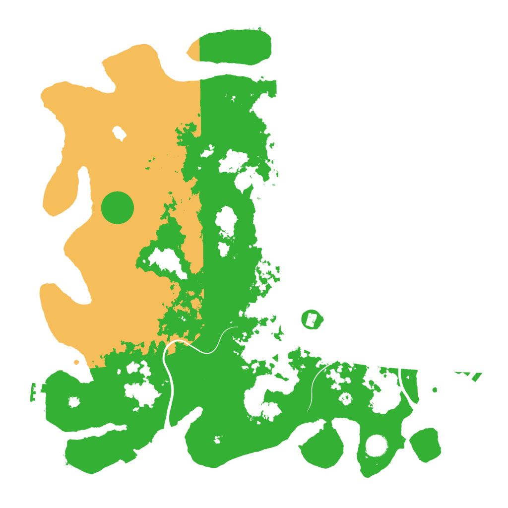 Biome Rust Map: Procedural Map, Size: 4100, Seed: 2261