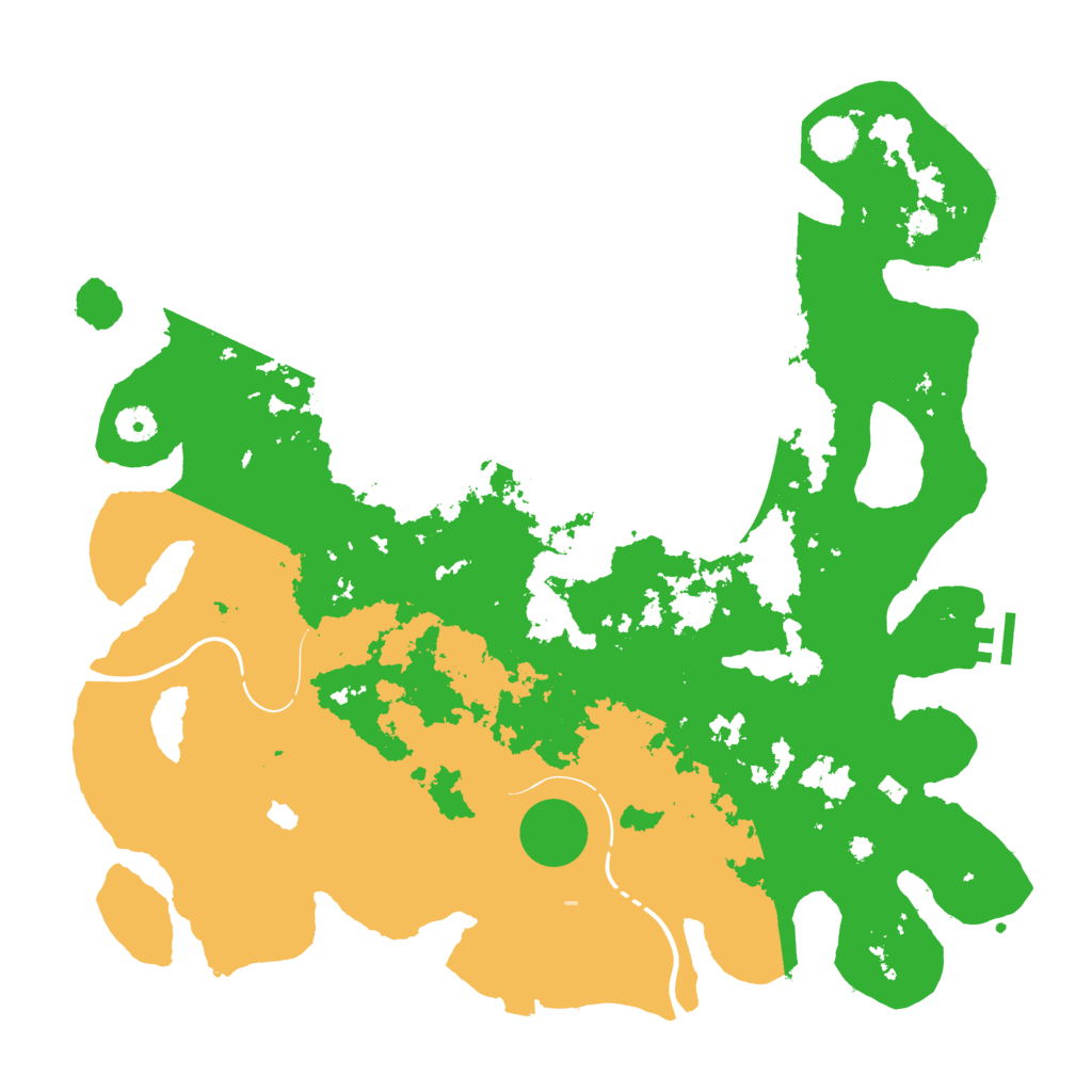 Biome Rust Map: Procedural Map, Size: 4250, Seed: 1984053356