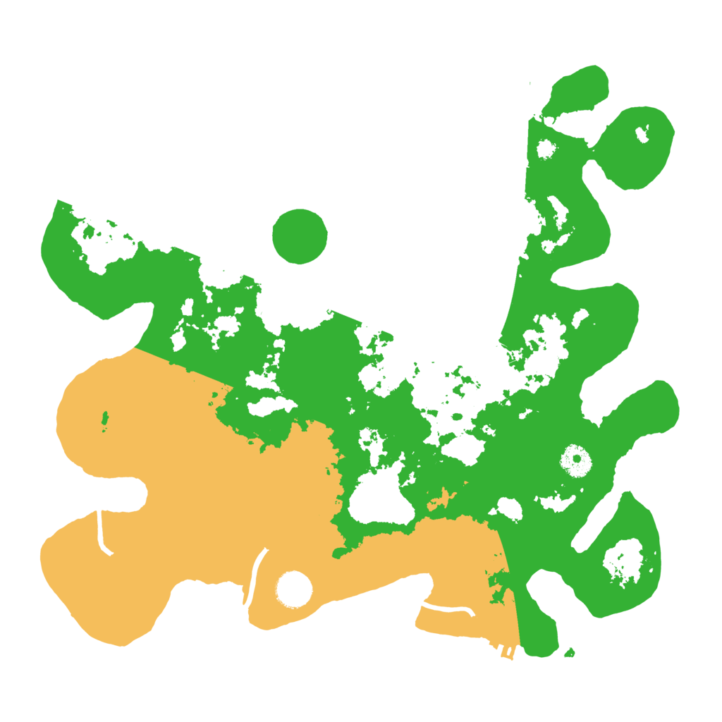 Biome Rust Map: Procedural Map, Size: 3500, Seed: 1546907547