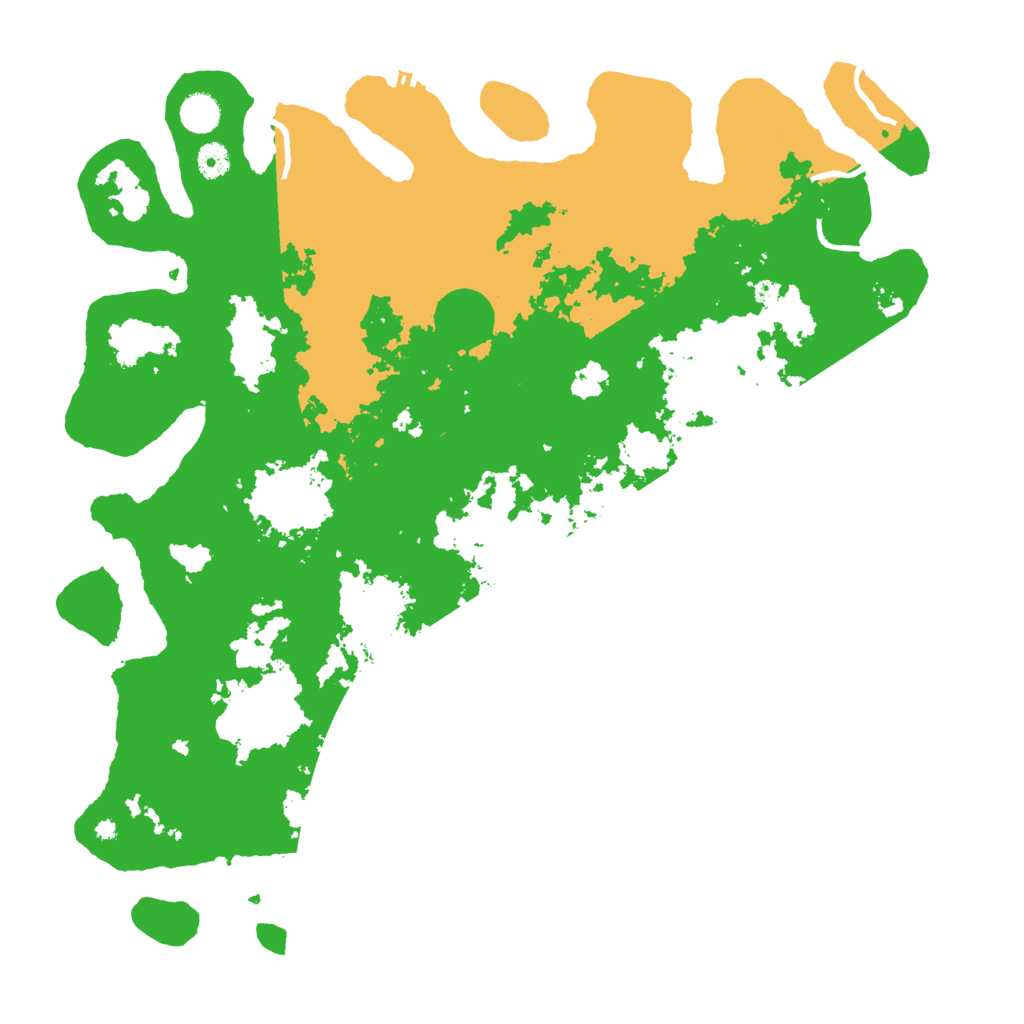 Biome Rust Map: Procedural Map, Size: 4500, Seed: 1798703264