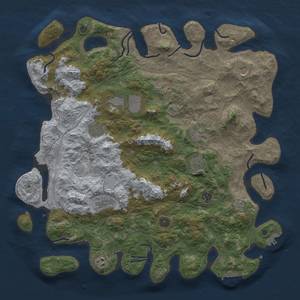 Thumbnail Rust Map: Procedural Map, Size: 4500, Seed: 602768889, 19 Monuments