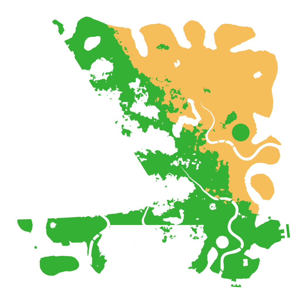 Biome Rust Map: Procedural Map, Size: 4500, Seed: 602768889