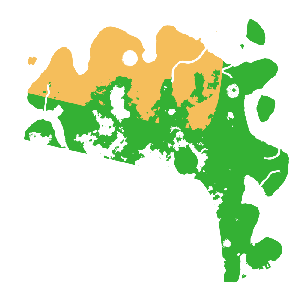 Biome Rust Map: Procedural Map, Size: 3500, Seed: 1199213911