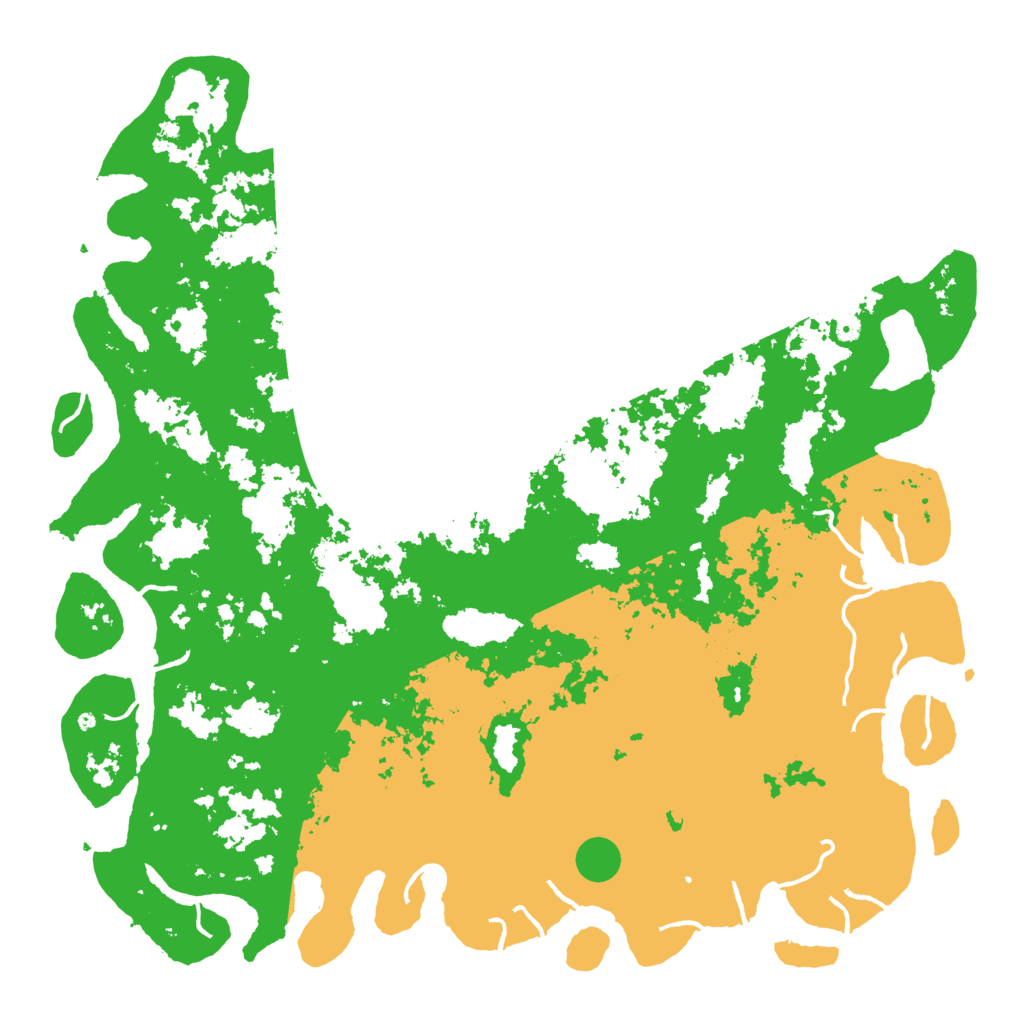 Biome Rust Map: Procedural Map, Size: 6000, Seed: 123815