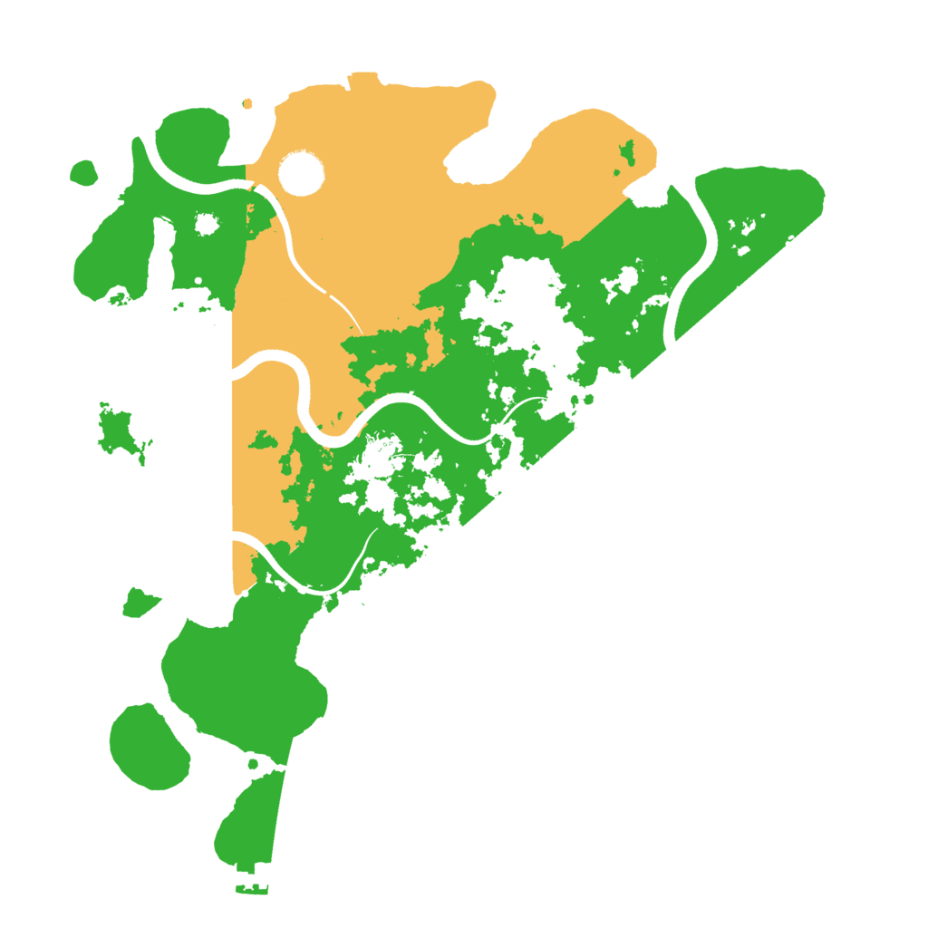 Biome Rust Map: Procedural Map, Size: 3600, Seed: 6112022
