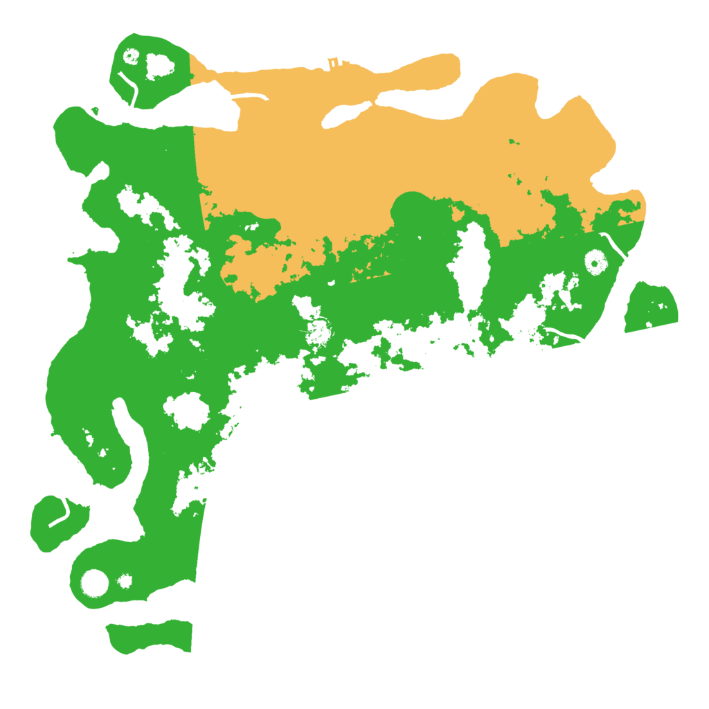 Biome Rust Map: Procedural Map, Size: 4500, Seed: 7040302