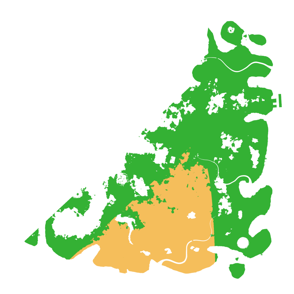 Biome Rust Map: Procedural Map, Size: 4500, Seed: 20060725
