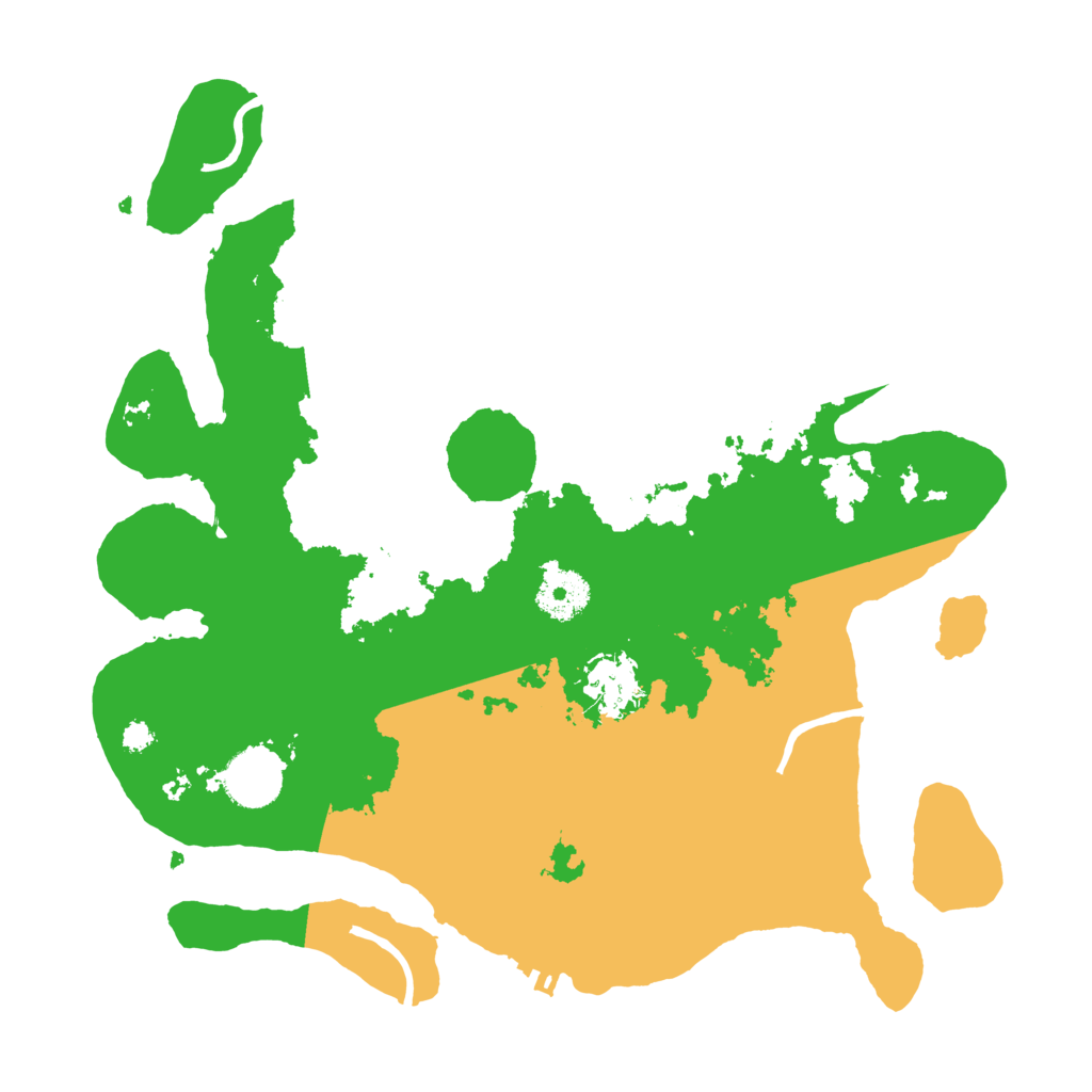 Biome Rust Map: Procedural Map, Size: 3300, Seed: 1012376032