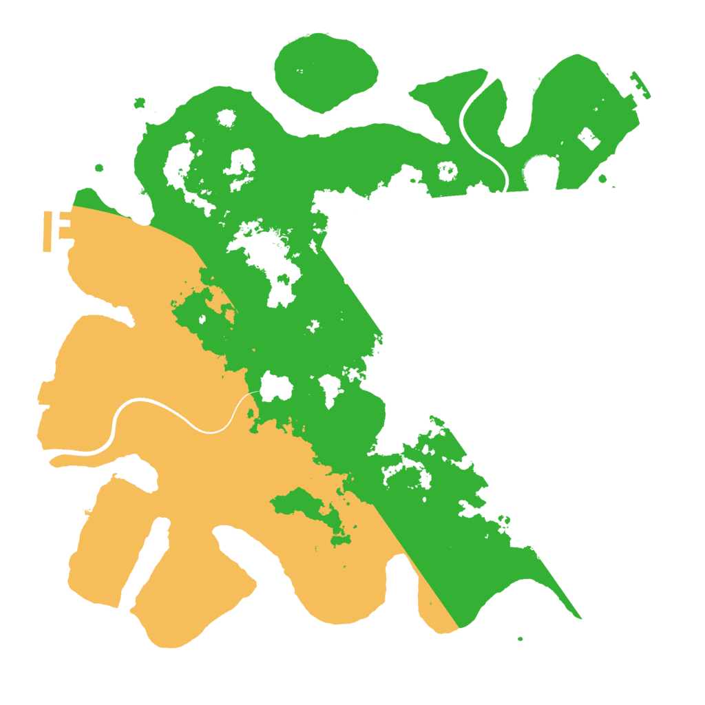 Biome Rust Map: Procedural Map, Size: 3500, Seed: 170203554