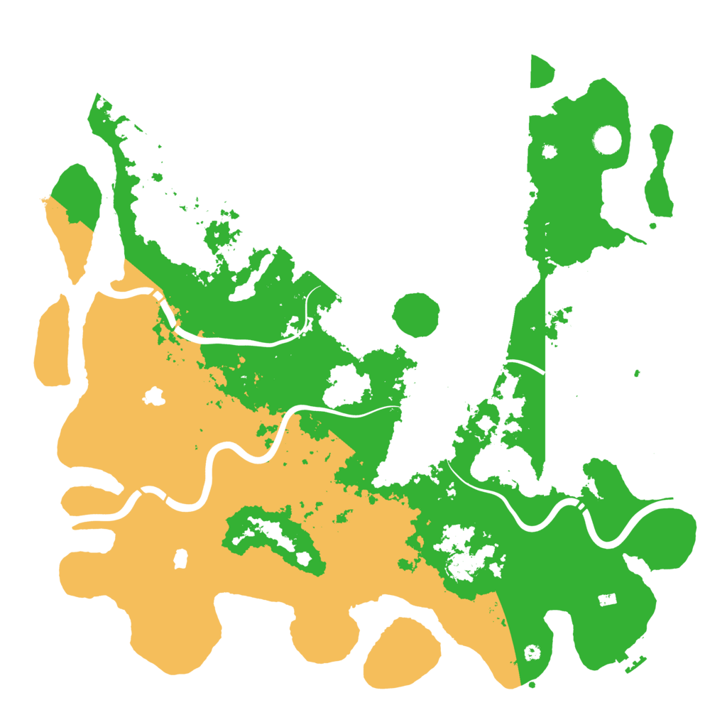 Biome Rust Map: Procedural Map, Size: 4500, Seed: 863761111