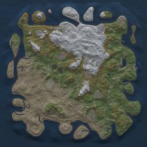 Thumbnail Rust Map: Procedural Map, Size: 4500, Seed: 863761111, 18 Monuments