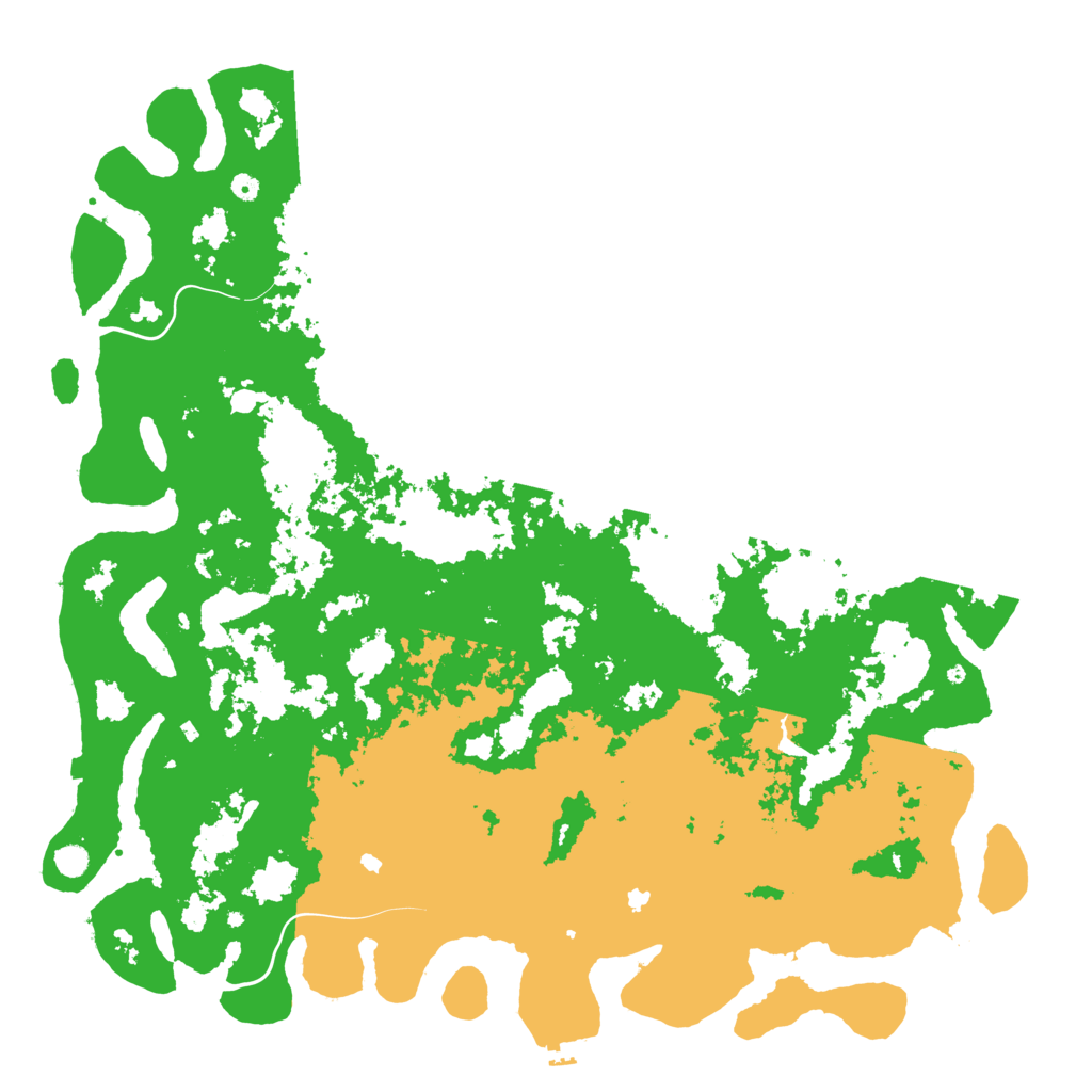 Biome Rust Map: Procedural Map, Size: 6000, Seed: 3698