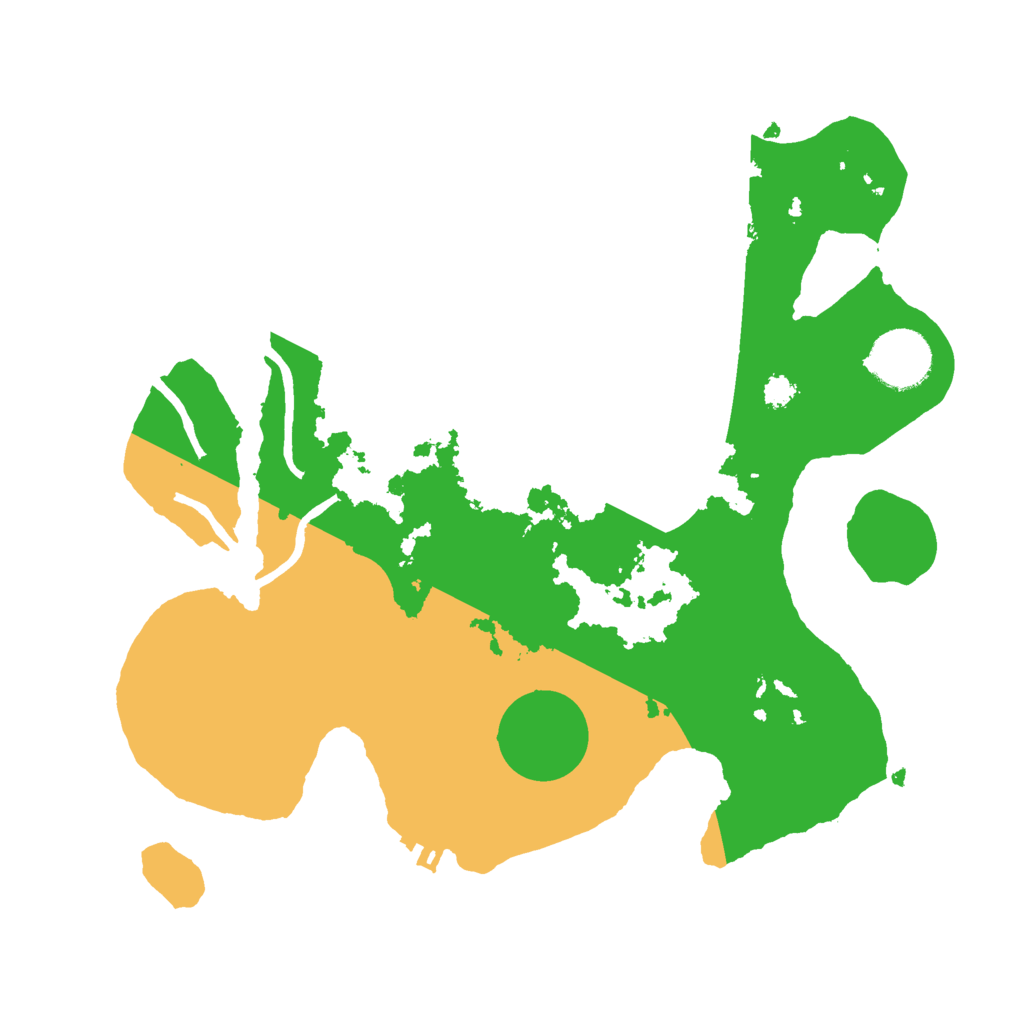 Biome Rust Map: Procedural Map, Size: 3000, Seed: 84265